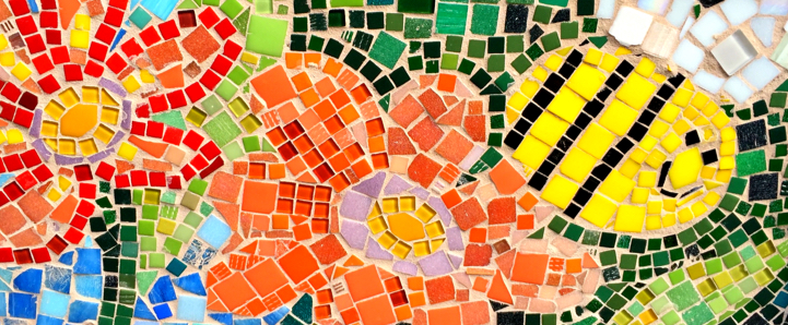Kennedy Garden box mosaic
