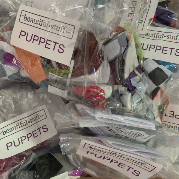 bags of puppets