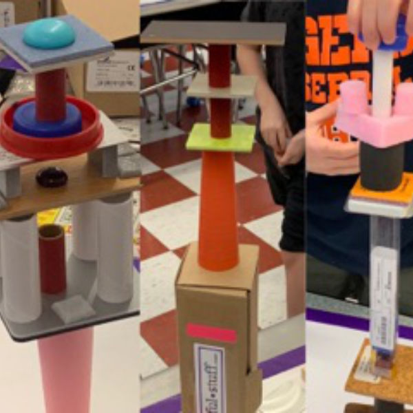 three example stuff towers